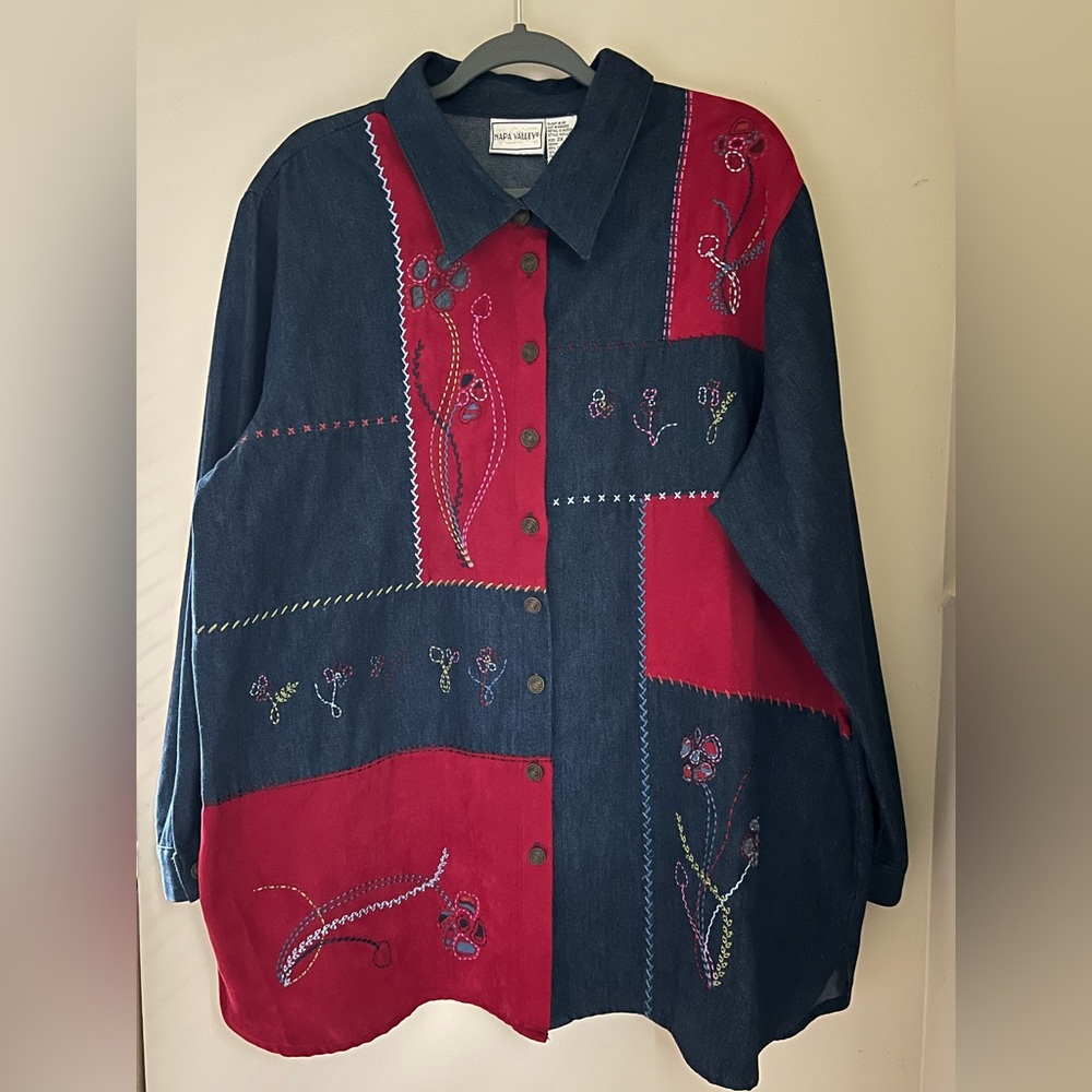 Napa Valley button down shirt in size 2X